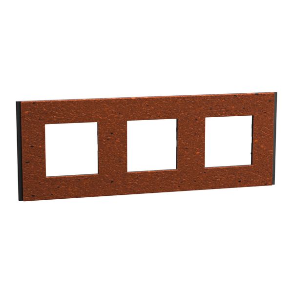 Unica Deco Signature - Trim Plate - Terracotta - 3P green horiz image 1