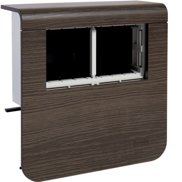TEHALIT SL BASE EMPTY 4ST. GALLERY 80x20 MAHOGANY image 1