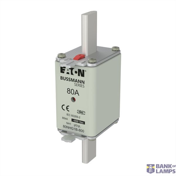 Fuse-link, LV, 80 A, 800 V AC, NH1, Class gG/gL image 2