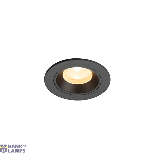 NUMINOS© XS recessed ceiling light 3000K 40ø IP20 round bl image 1