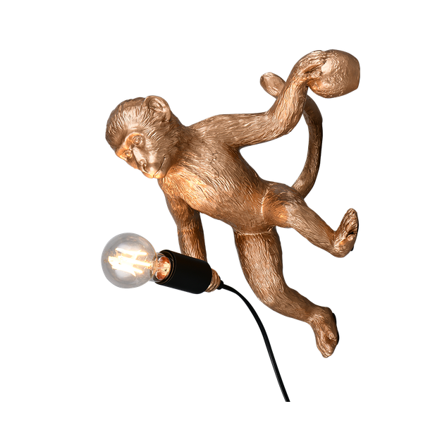 Louy wall lamp E27 gold image 1