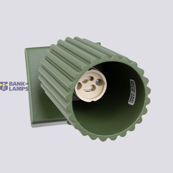 WALL LAMP WITH MOVABLE SPOTLIGHT, CARBON FAMILY OLIVE GREEN GU10 image 4