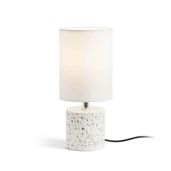 CAMINO table with shade white terazzo decor 230V LED E27 15W image 1