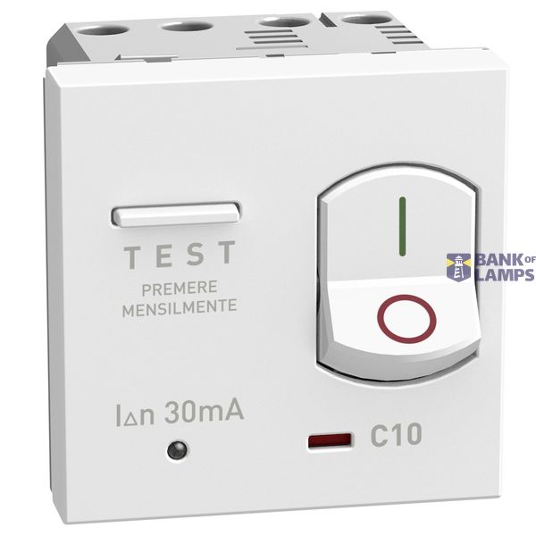 Light Now - RCBO 1P+N 10A 30mA white image 1