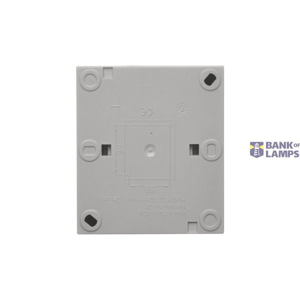 Single switch with indicator LED light, (module), Simon 24, IP20/IP44, 10AX, graphite mat image 1
