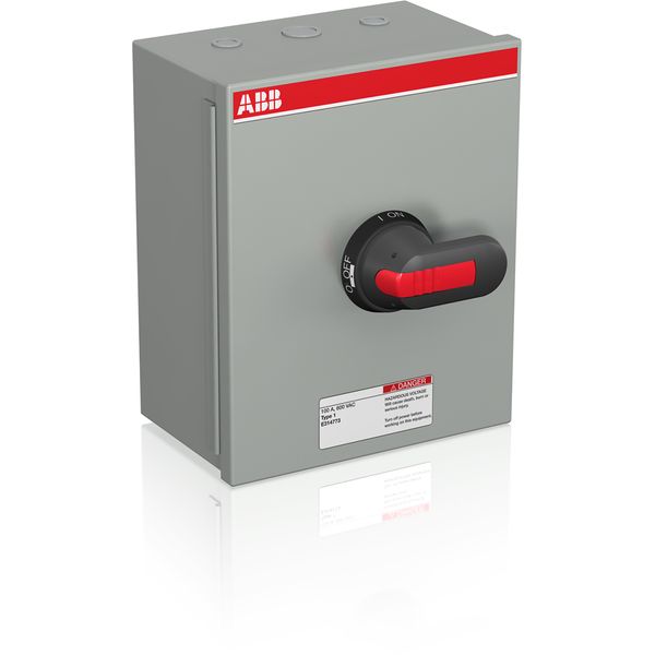 EOT100U3M1-P Enclosed Disconnect Switch image 1