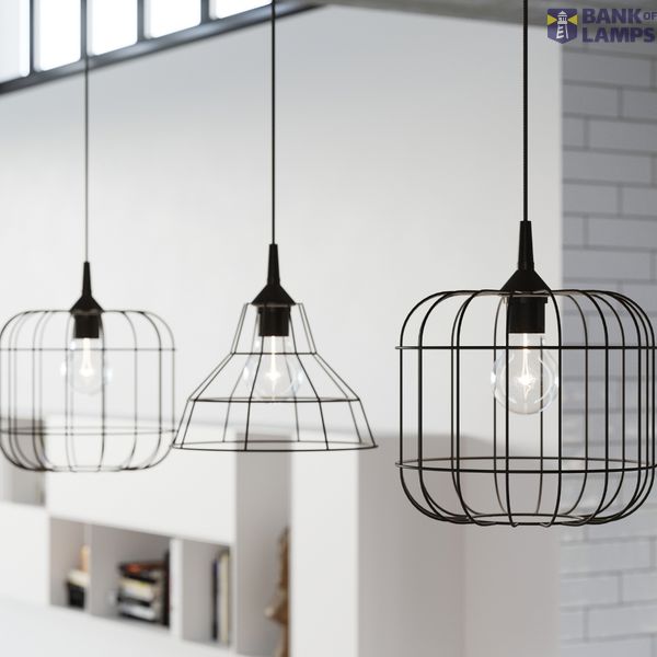 HANGING LAMP CELTA BLACK E27 1X60W IP20 image 7