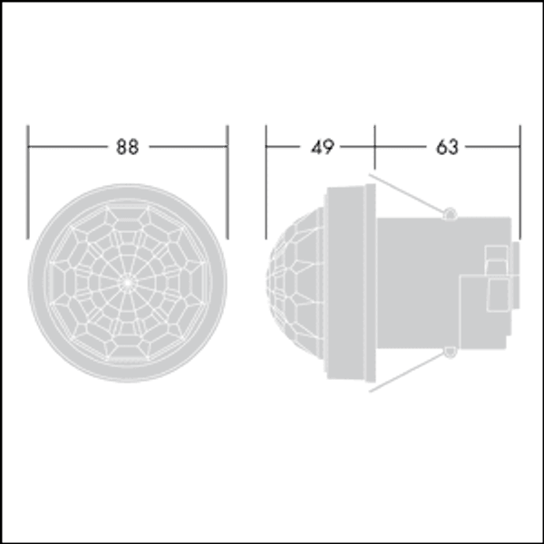 SWITCHLITE MRE SLD HIBAY - Passive Infrared detector image 3