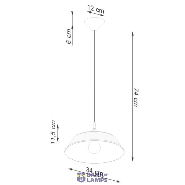 Pendant lamp FRIKA black image 6