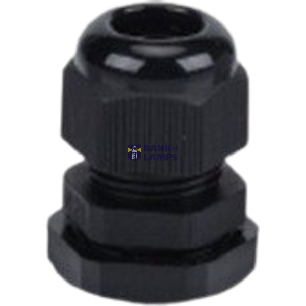 PA6 Cable Gland IP68 M20, Black image 1