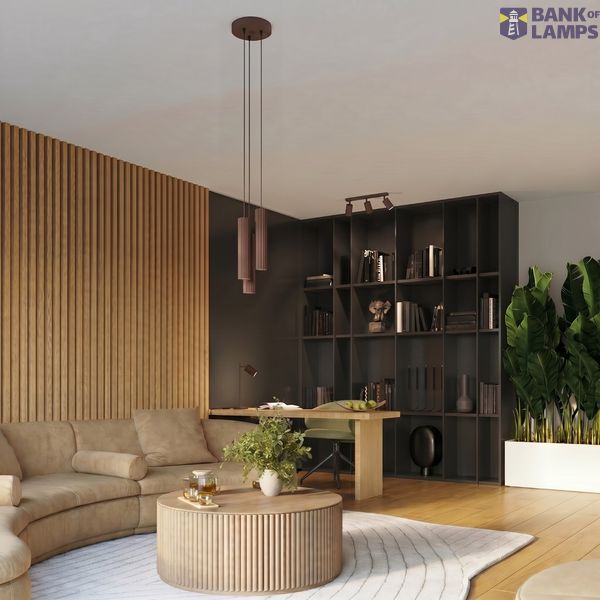 Wall lamp KARBON 20 brown image 5