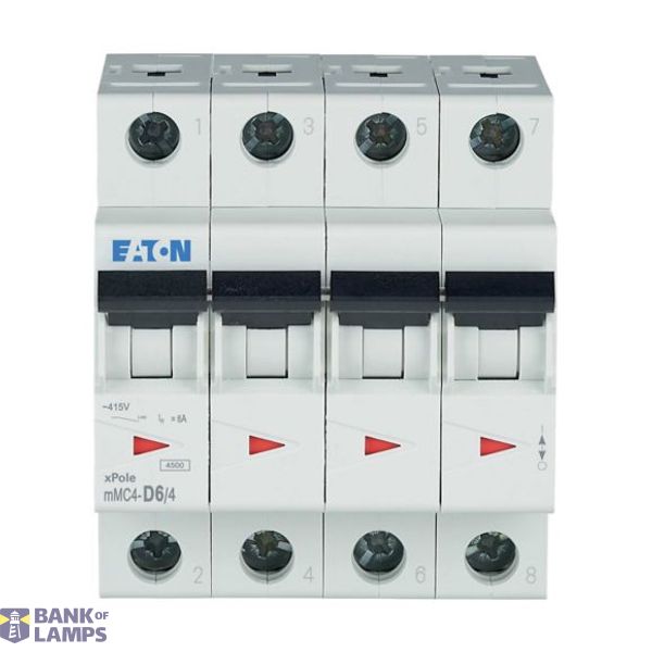 mMC4-D6/4 Eaton Moeller series xPole (Style 5) - mMC4/6/M MCB image 1