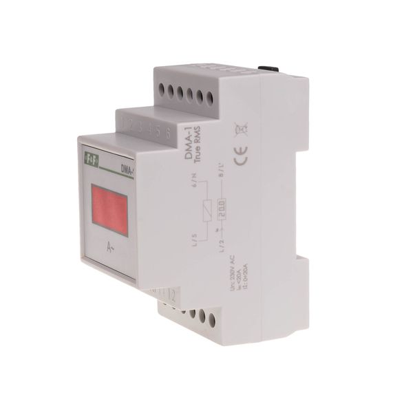 digital current indicator, single-phase DMA-1 true RMS, indirect measurement 150/5A image 1