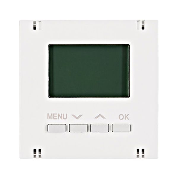Digital thermsotat - top part, heating, white image 1
