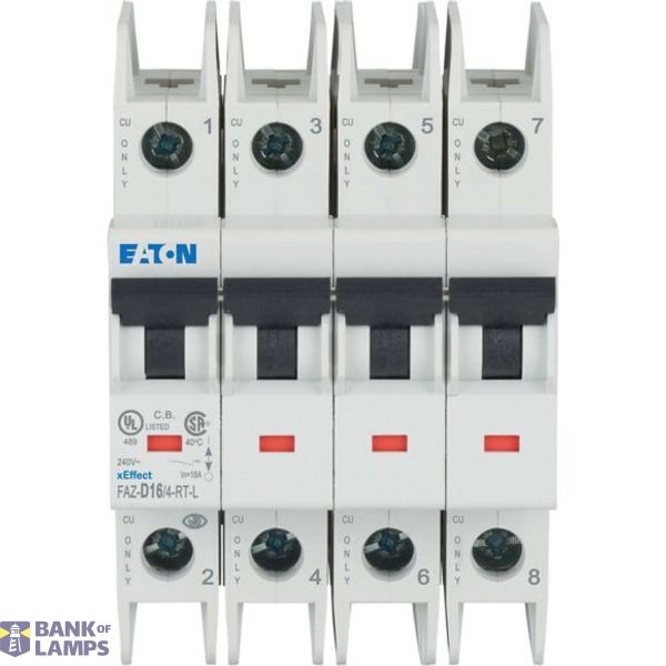 FAZ-D16/4-RT-L Eaton Moeller series xEffect - FAZ-NA, FAZ-RT MCB image 1