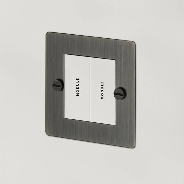 1G EURO PLATE / 2 MOD / SMOKED BRONZE image 1