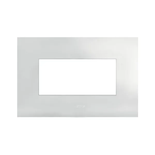 SMART44 WHITE MATT METAL F.PLATE 4M image 1