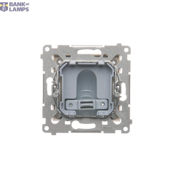 TV-DATA aerial socket, atten.: 5dB, Silver matt, metalic image 1
