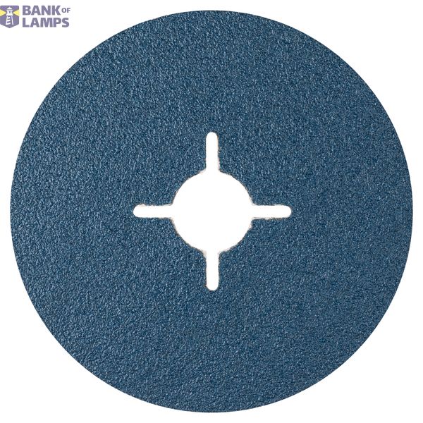 Fibre sanding disc R574, Best for Metal D= 115 mm; G= 60 image 1