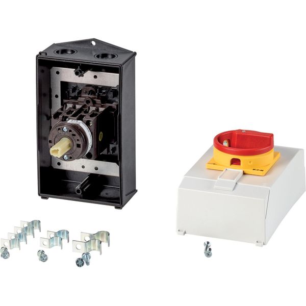 T0-3-15683/I2H/MBS/SVB Main switch, T0, 20 A, surface mounting, 3 contact unit(s), 3 pole, 2 N/O, 1 N/C, Emergency switching off function, Lockable in the 0 (Off) position, image 3