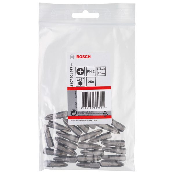 Screwdriver bit Extra Hard PH 2, 25 mm 25 pcs. image 2