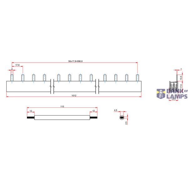 Small Connect, Wiring Set 3+N, 10mmý, for MCB 1+N/1MW image 10
