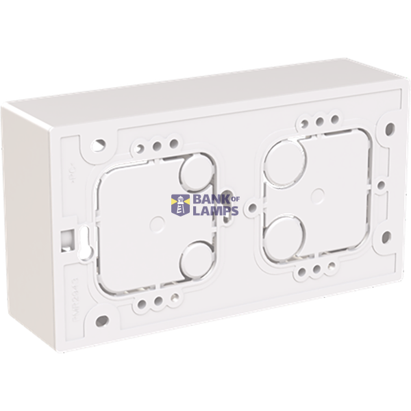 2gang Surface mounted housing high image 1