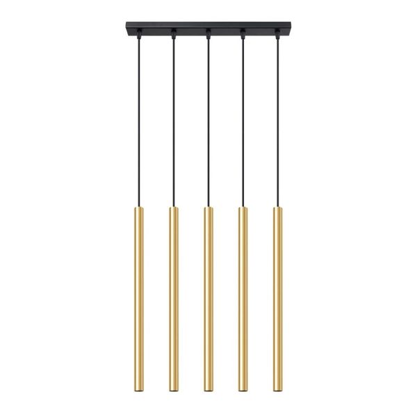 PASTELO 5L HANGING LAMP GOLDEN GLOSS G9 5X8W IP20 image 1