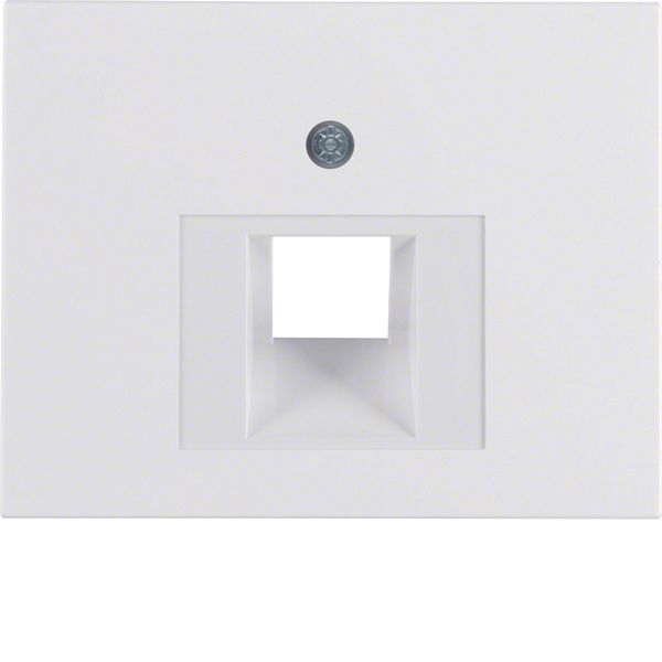 Centre plate for FCC soc. out., K.1, p. white glossy image 1