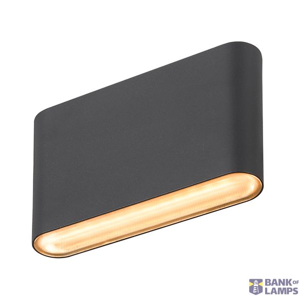 OVAL 14 WL wall-mounted light 2700/3000K, 6W, black image 1