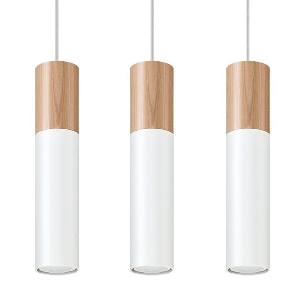 HANGING LAMP PABLO 3L WHITE GU10 3X40W IP20 image 1