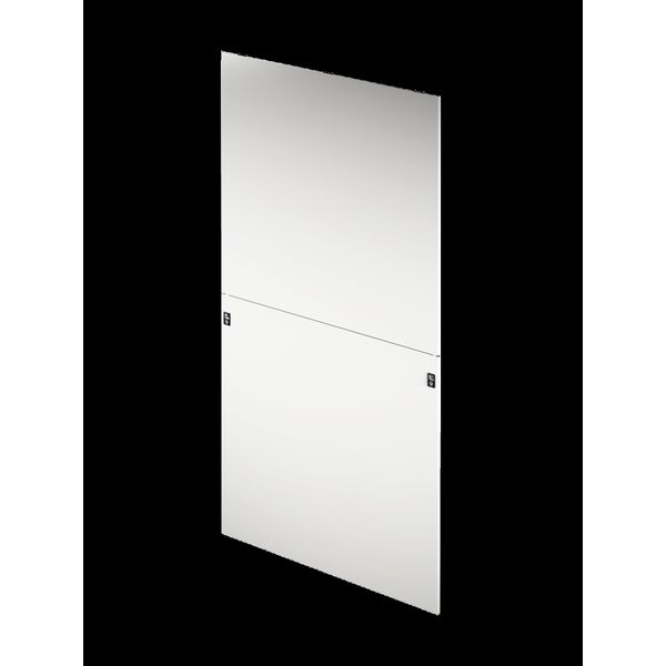 Side panel, horizontally divided, 2000x1200 mm, RAL 7035 image 1