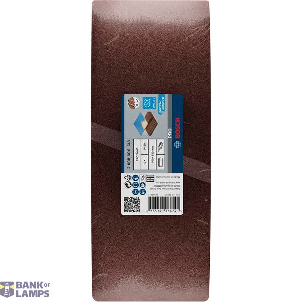 10-piece X440 sanding belt set 100 x 610 mm, 150 image 1