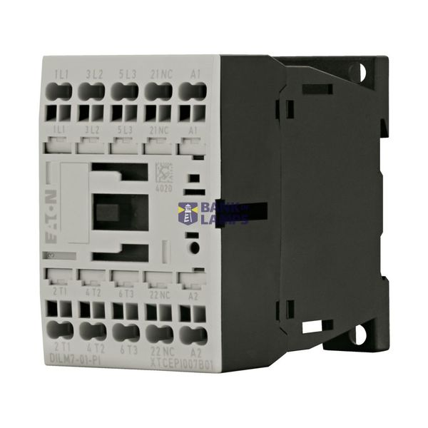 Contactor, 3 pole, 380 V 400 V 3 kW, 1 N/C, 60 V DC, DC operation, Pus image 6