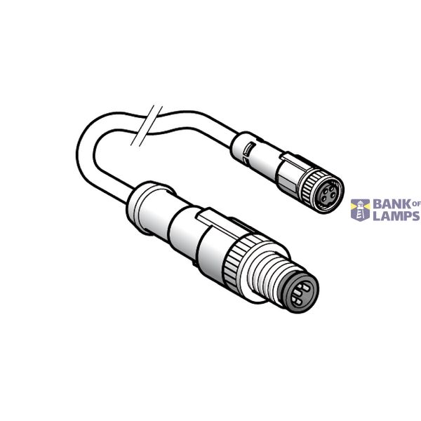 Cable Jumper straight M12 8-pin Male, straight M12 8-pin Female, PUR c image 10