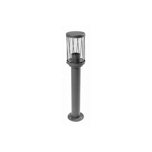 Garden luminaire KERTA, E27, max. 12 W, IP44, graphite, post 500 mm image 1