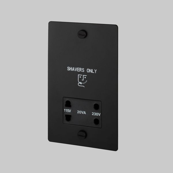 SHAVER SOCKET / BLACK image 1