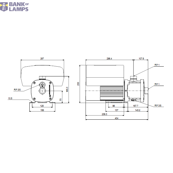 Horizontal multistage pump CME 1-5 A-R-I-E-AQQE S-A-D-N 3X400V image 2