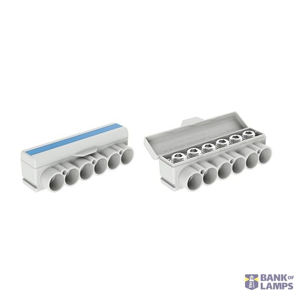 SLT50-6 blue Al 10-50/Cu 2.5-35 mm2 1000V Distribution block image 1