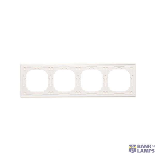 Triple frame, metal, inox nero image 1