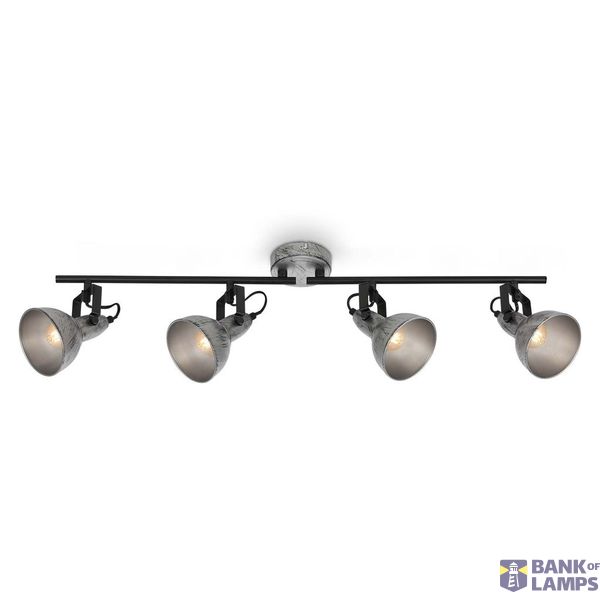 ceiling lights, antique-silver, 4xE14/max.40W excl. image 1