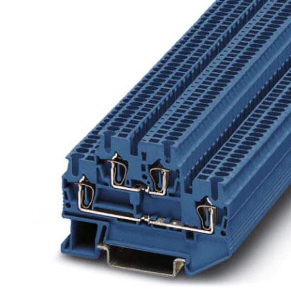 Double-level terminal block STTB 1,5 BU image 1