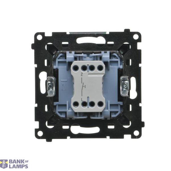 Double socket outlet with earthing, (Mechanism), 16A, 250V, Screw image 1