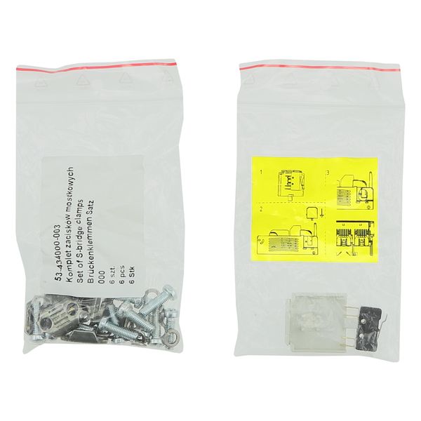 Switch disconnector, low voltage, 160 A, AC 690 V, NH000, AC21B, 3P, IEC, plate mounting, lug terminals - M8 screws, with microswitch image 9