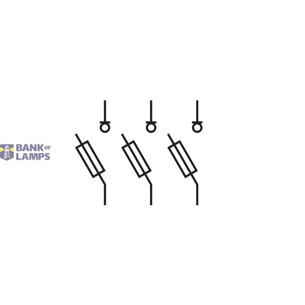 ARROW LINE size 2, 3-pole, 1pol switchable, 185mm w. V-term. image 1