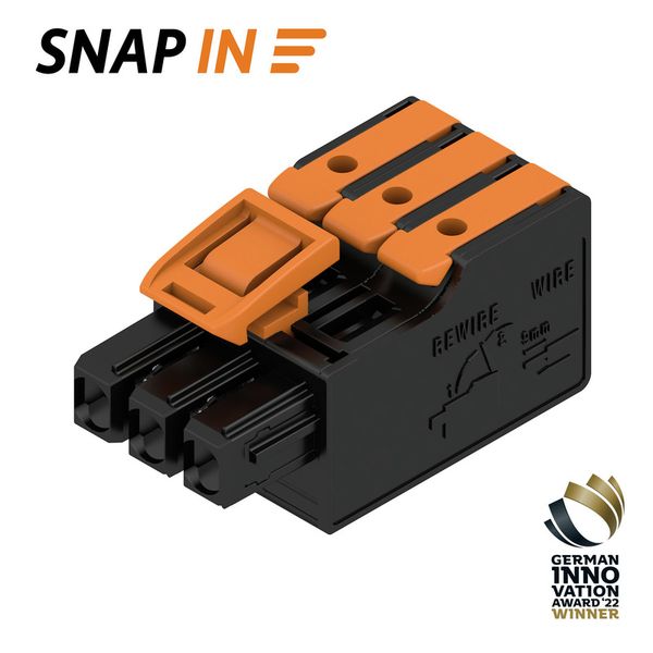PCB plug-in connector, female plug, Pitch in mm (P): 5.00 mm, Number of poles: 3, 180°, Box image 2