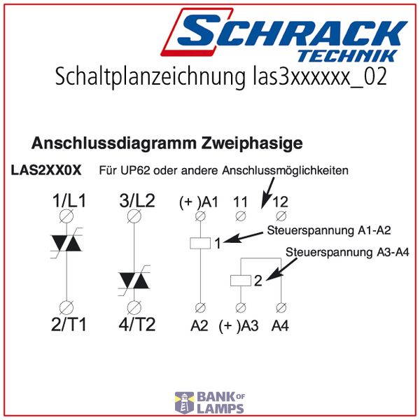 Solid state contactor 2x1-polig 30A/24-480VAC, 5-24VDC image 3