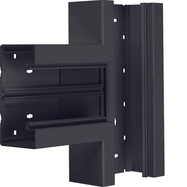 T-piece of base profile for BR 68x130mm lid 80mm in graphite black image 1