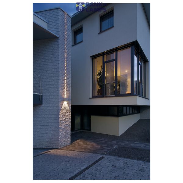 OUT-BEAM R7s wall light, silver-grey, max. 150W, IP44 image 2