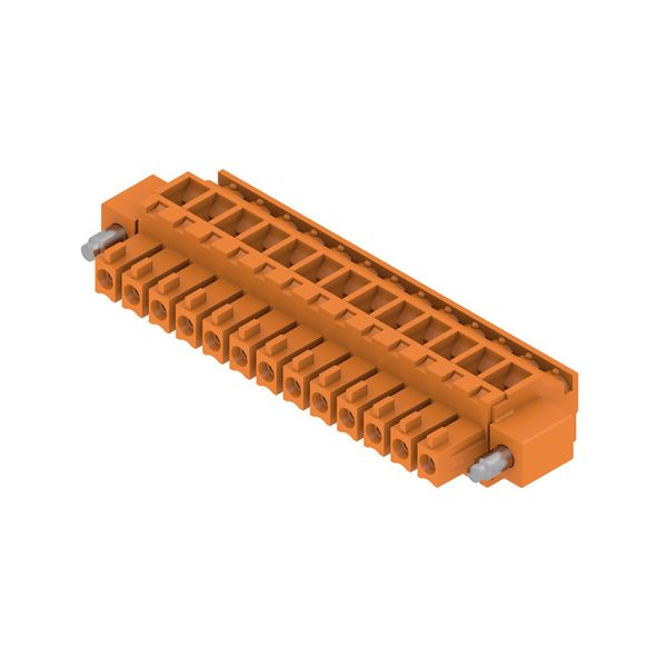 PCB plug-in connector, female plug, 3.81 mm, Number of poles: 13, 90°, Clamping yoke connection, Clamping range, max. : 1.5 mm², Box image 4